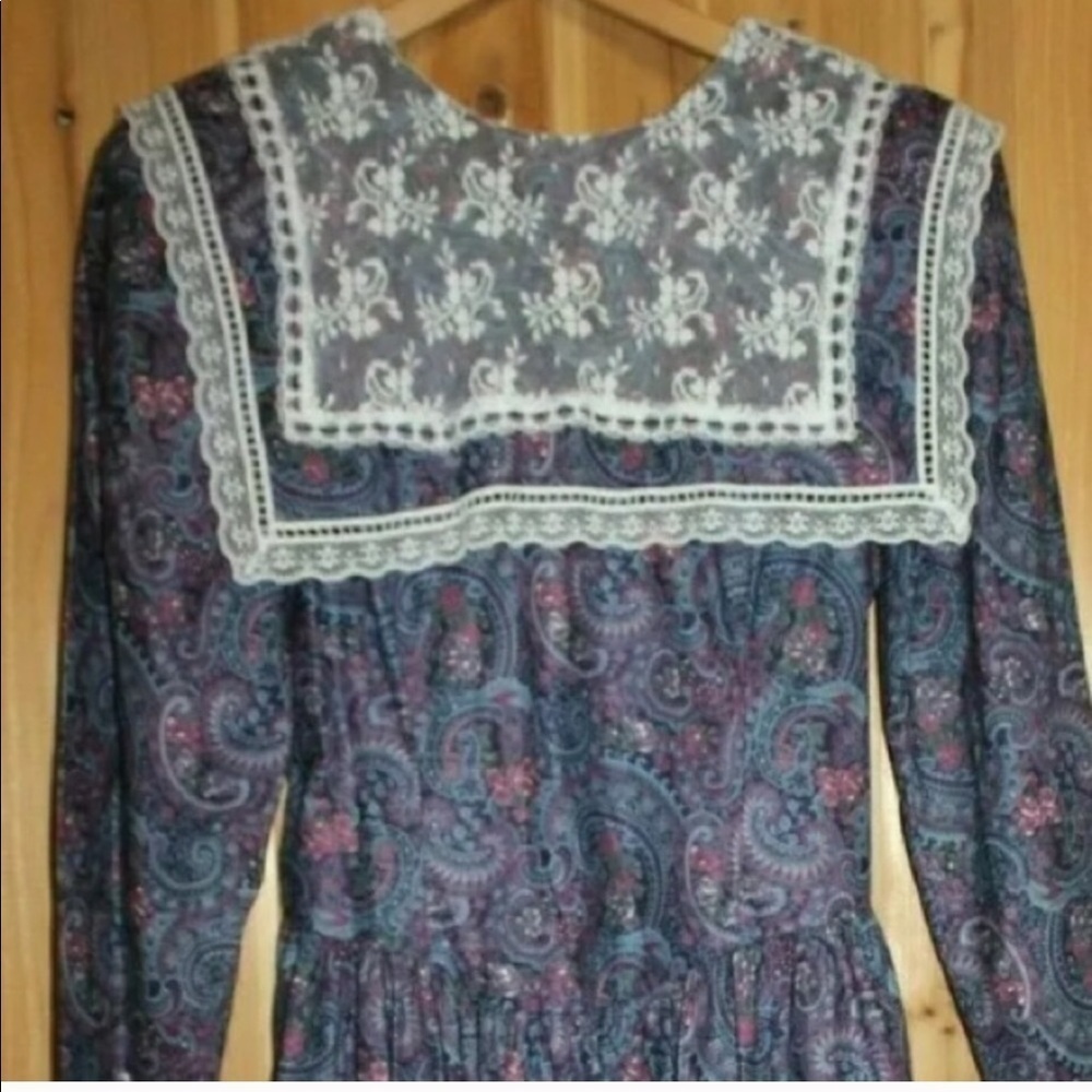 - Gunne Sax Vintage Dress lace - Picture 7 of 7